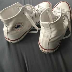 White high top converse